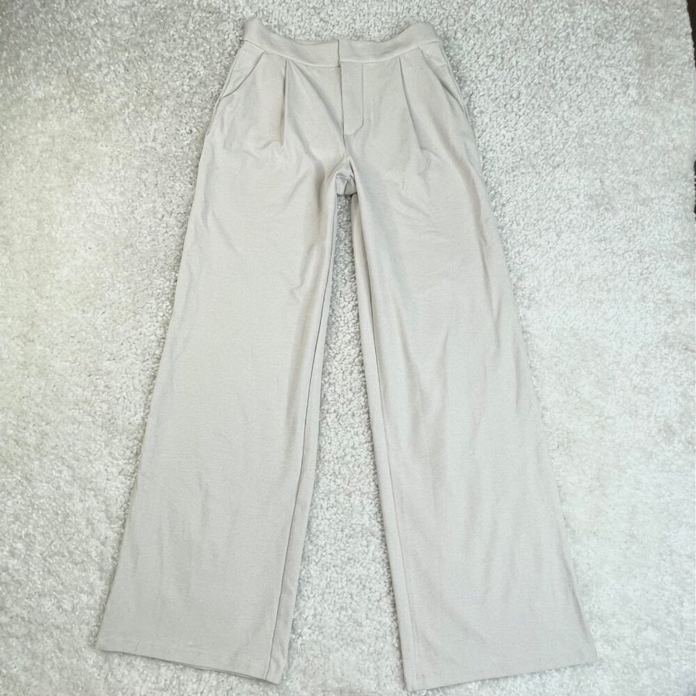 Vuori Wide-Leg Pants in Light Gray - Picture 2 of 13